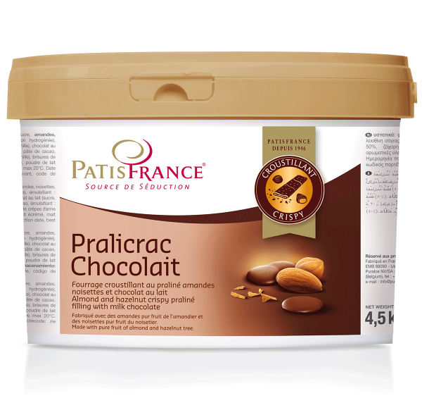 Crema Crocanta Ciocolata cu Lapte, Pralicrac Chocolait PatisFrance, 4.5 kg [1]
