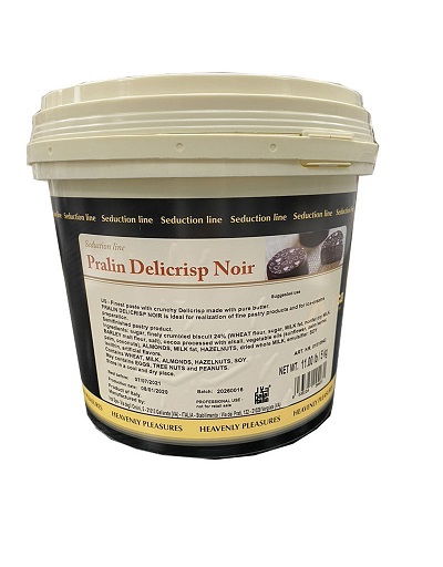 Crema Crocanta Ciocolata Neagra, Pralin Delicrisp Noir, IRCA, 5kg [1]