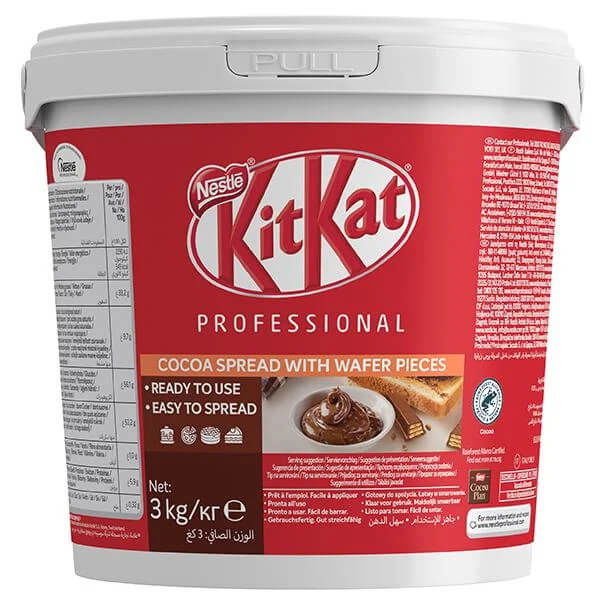 Crema de cacao cu bucatele de napolitana KitKat,  3Kg [1]