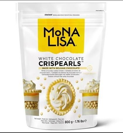 Decoratiuni Crispearls, Perle de Ciocolata Alba 800 g [1]