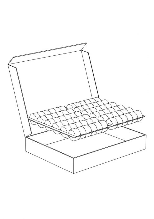 Cutie Macarons / Fursecuri, 29.5 x 38.5 x H 6 cm [1]