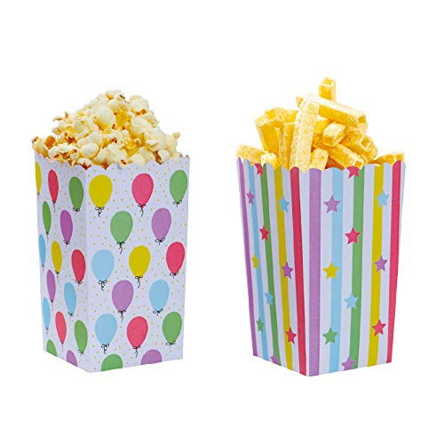 Cutii Party Baloane si Stelute, Carton Impermeabil, 7 x 7 x H 14 cm, 6 Buc [1]