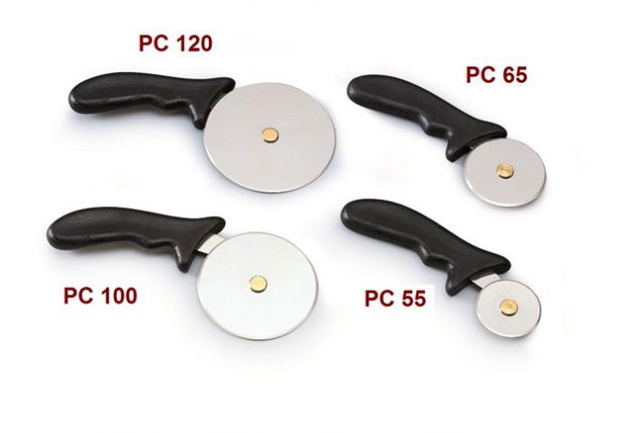 Cutit Inox cu Rola Ø 10 cm pentru Portionare Pizza / Aluaturi [4]