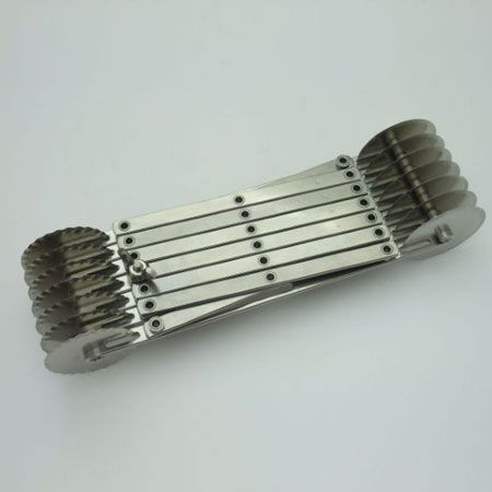 Cutit inox Extensibil cu Lame Circulare, 7 Netede si 7 Festonate [3]