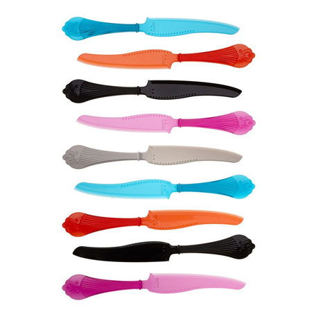 Cutit Portionare Tort/Desert, Plastic Negru, L 29 cm [2]