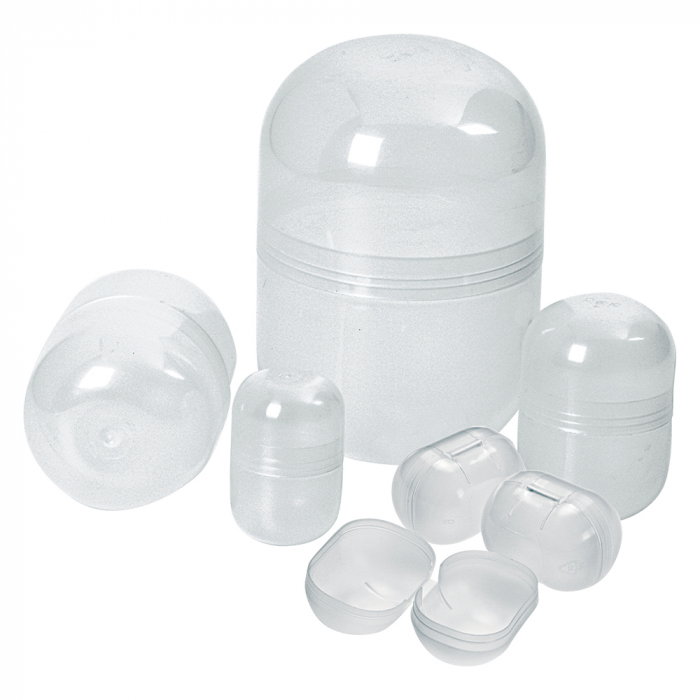 Cutiute Surprize Oua Ciocolata, Material Plastic Transparent, 5.5x8 cm, Set 10 Buc [1]