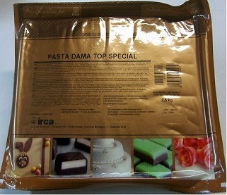 DAMA TOP SPECIAL Pasta de Zahar Alba, Acoperire, Decoruri si Flori, 2.5 kg, IRCA [1]