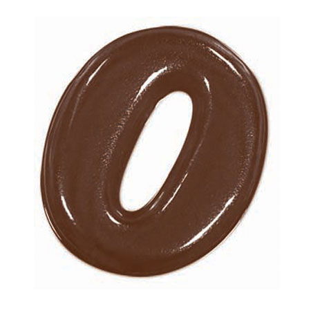 Decor Cifre 0-9 - Matrita Plastic Ciocolata [2]