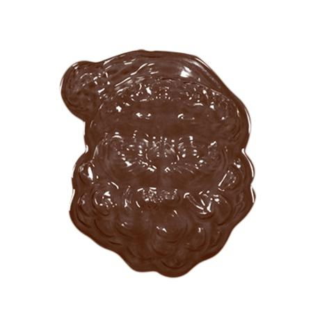 Decor Craciun Cap Mos Craciun - Matrita Plastic Ciocolata [2]