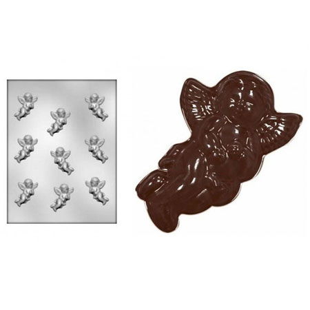 Decor Cupidon Ø 5.7 cm - Matrita Plastic Ciocolata [3]