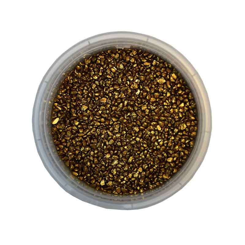 Decor Granule Ciocolata Neagra Auriu, 120 gr [2]