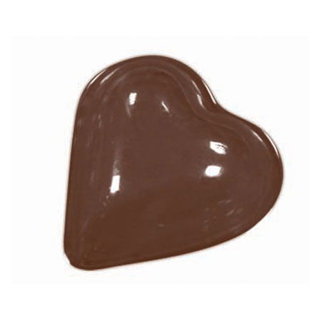 Decor Inimioare Ø 3.3 cm - Matrita Plastic Ciocolata [1]