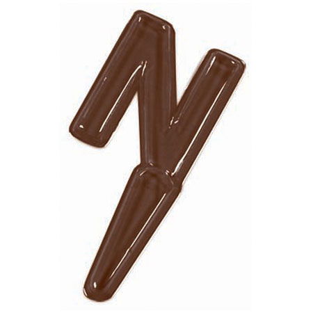 Decor Litere N-Z - Matrita Plastic Ciocolata [2]