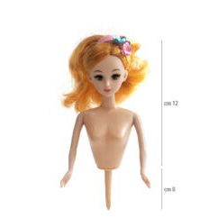 Decor Necomestibil Tort, Papusa Blonda H 18 cm [1]