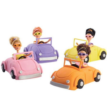 Decor Necomestibil Tort, Set 4 MiniPapusi H 11.5 cm [2]