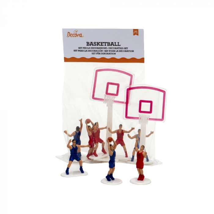 Figurine Baschet, Set 10 Piese, Decor Necomestibil Tort [1]