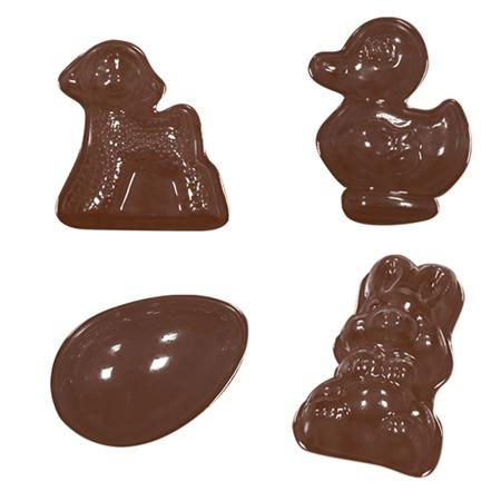 Decor Paste 4 modele - Matrita Plastic Ciocolata [1]