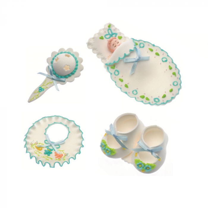 Decor Zahar - Bebelus Baietel Ø 6 - 11 cm, 4 modele, 4 buc [2]