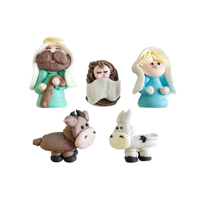 Decor Zahar - Craciun Figurine Nastere Iisus, 5 modele, 5 buc [2]