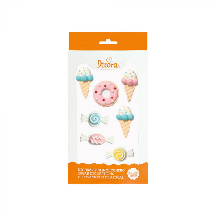 Decor Zahar - Dulciuri Ø 2.5 - 4 cm, 6 modele, 7 buc [1]