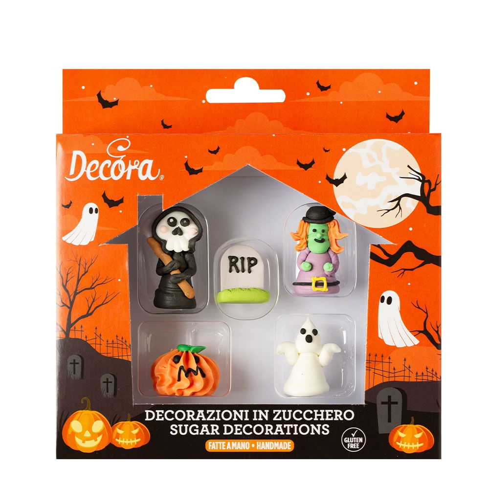 Decor Zahar - Figurine Halloween 3D Ø 2 - 4.3 cm, 5 modele, 6 buc [1]
