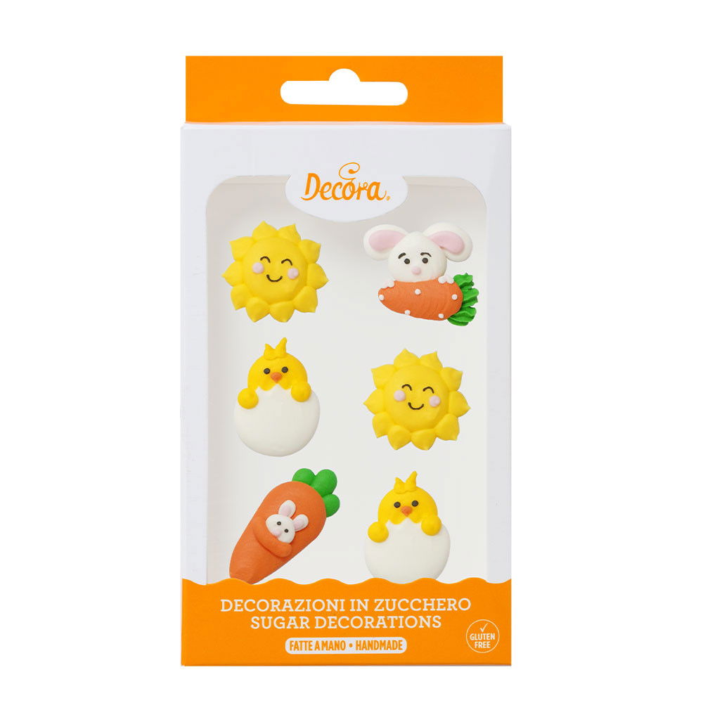Decor Zahar - Figurine Paste 3 - 4 cm, 4 modele, 6 buc [1]