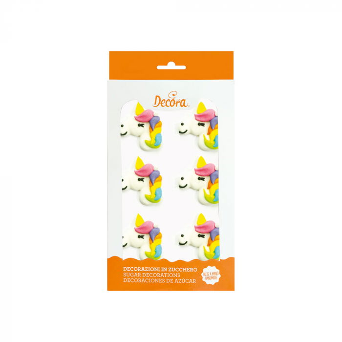 Decor Zahar - Figurine Unicorn Ø 3 cm, 6 buc [1]