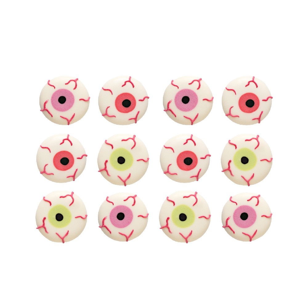 Decor Zahar - Ochi Inspaimantati Ø 2 cm, 3 modele, 12 buc [3]