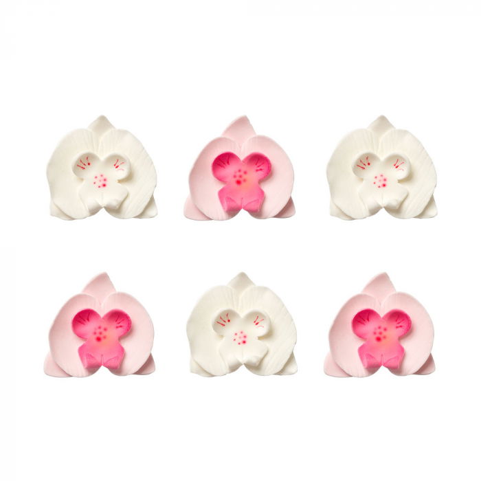 Decor Zahar - Orhidee Alb Roz Ø 3.8 cm, 6 buc [2]