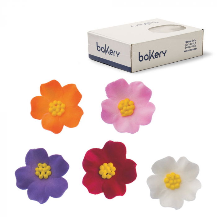 Decor Zahar - Petunie Ø 3.5 cm, 5 culori, 30 buc [2]