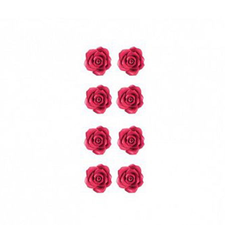 Decor Zahar - Trandafiri Fucsia Ø 2 cm, 56 buc [1]