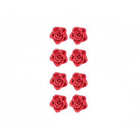 Decor Zahar - Trandafiri Rosu Ø 2 cm, 56 buc [1]