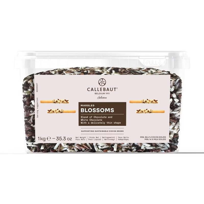 Decoratiuni Ciocolata Alba si Neagra Blossom Dou Mona Lisa, 1 kg [1]