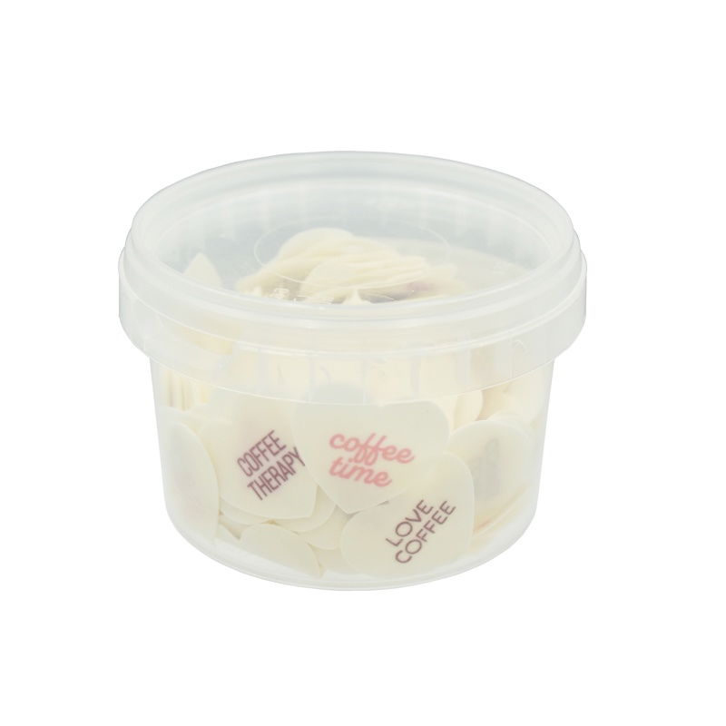 Decoruri Comestibile Cappucino Inima 3 x 2.8 cm, 280 buc [2]
