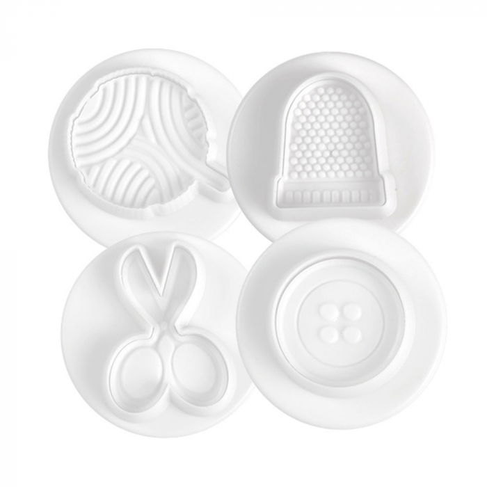 Fashion - Decupatoare Plastic cu Extractor Ø 3.3 - 4.5 cm, Set 4 Buc [1]