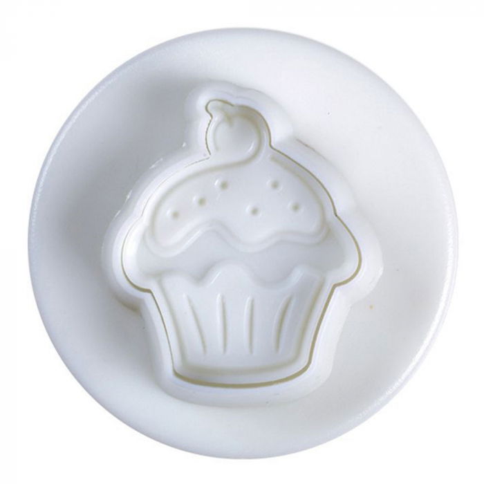 Party Cupcakes - Decupatoare Plastic cu Extractor Ø 3.3 - 5 cm, Set 4 Buc [4]
