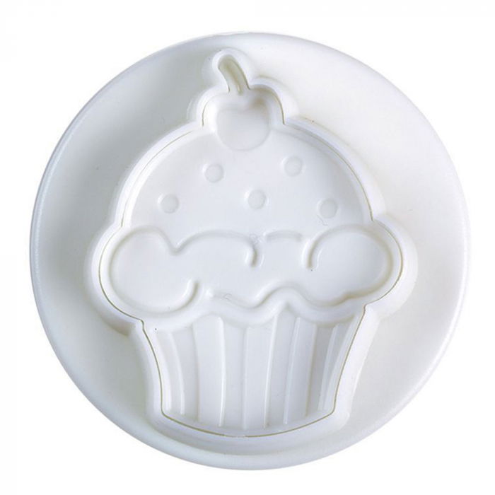Party Cupcakes - Decupatoare Plastic cu Extractor Ø 3.3 - 5 cm, Set 4 Buc [3]