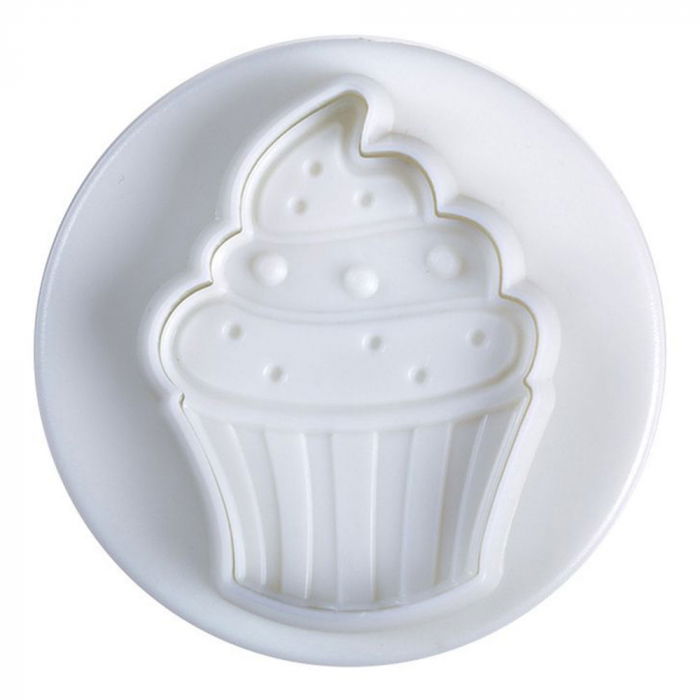 Party Cupcakes - Decupatoare Plastic cu Extractor Ø 3.3 - 5 cm, Set 4 Buc [2]