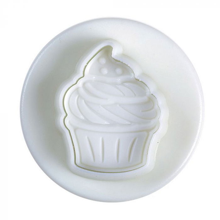 Party Cupcakes - Decupatoare Plastic cu Extractor Ø 3.3 - 5 cm, Set 4 Buc [5]