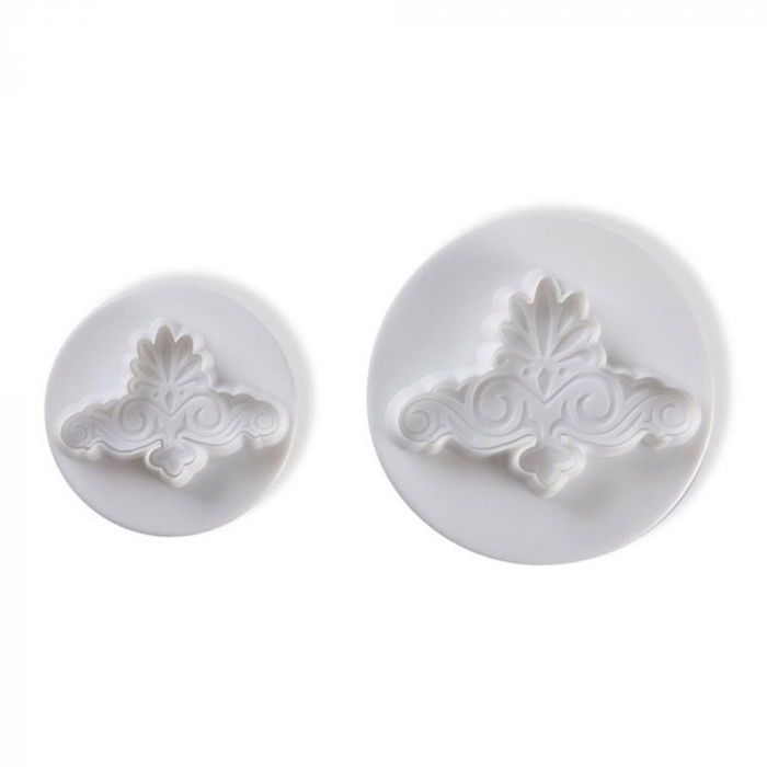 Dantele sau Decor Ø 5 si 7 cm - Decupatoare Plastic cu Extractor, Set 2 Buc [1]