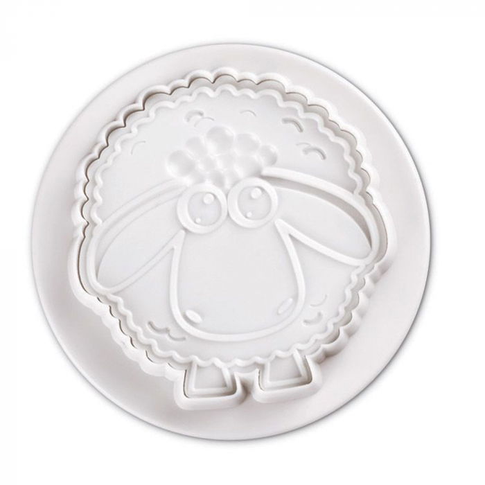 Funny Animals - Decupatoare Plastic cu Extractor Ø 8 cm, Set 4 Buc [4]