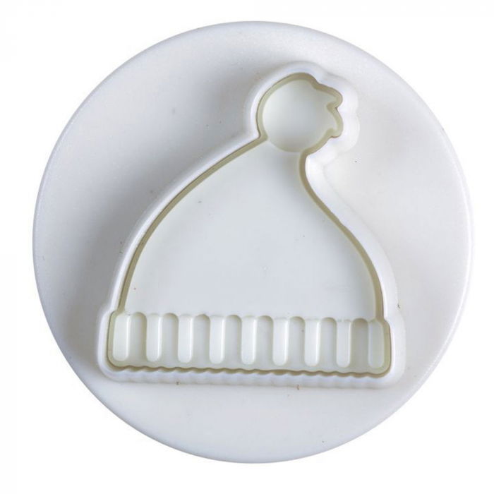 Biscuiti sau Decoruri Iarna, Craciun - Decupatoare Plastic cu Extractor Ø 5.5 cm, Set 4 Buc [5]