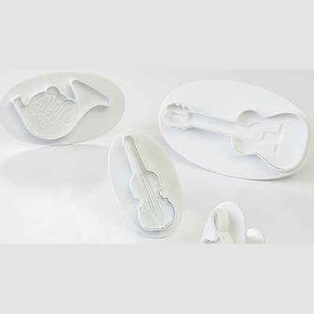 Muzica - Decupatoare Plastic cu Extractor Ø 4.2 - 10.7 cm, Set 4 Buc [1]