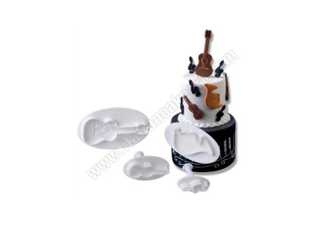 Muzica - Decupatoare Plastic cu Extractor Ø 4.2 - 10.7 cm, Set 4 Buc [3]