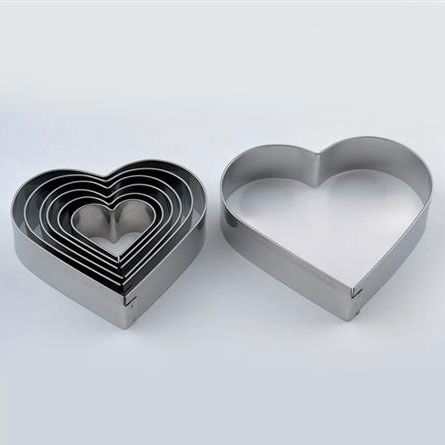 Inima - Decupatoare Inox Ø 3.6 - 14 x H 2 cm, Cutie 12 Buc [1]