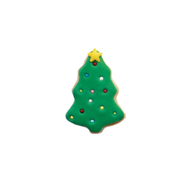 Decupatoare Plastic Craciun - Bradut, Ø 4 x H 2.2 cm [2]