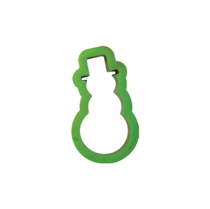 Decupatoare Plastic Craciun - Om de Zapada, Ø 8.5 x H 2 cm [1]