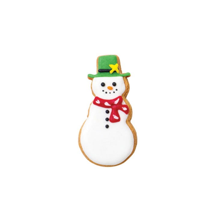 Decupatoare Plastic Craciun - Om de Zapada, Ø 8.5 x H 2 cm [2]
