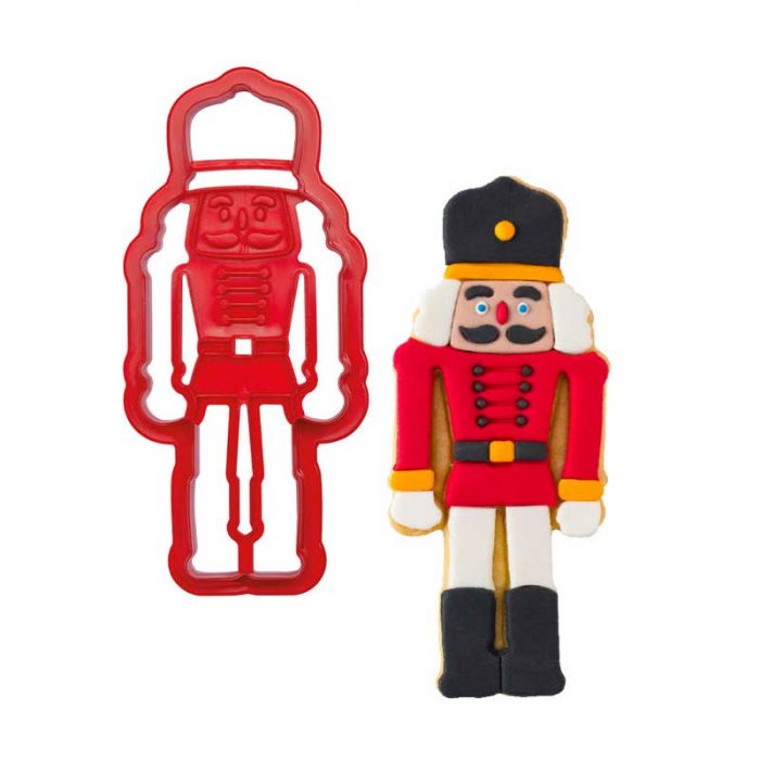 Decupatoare Plastic Craciun - Soldatel Nutcracker 13 x 5.5 x H 2 cm [1]