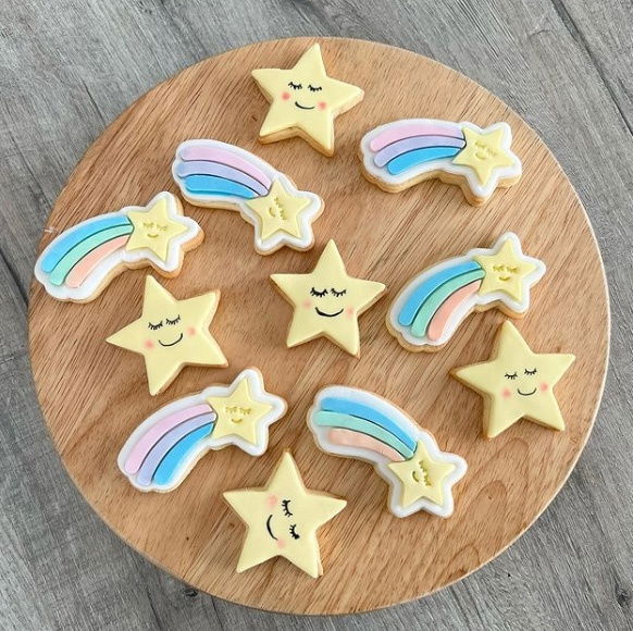 Decupatoare Plastic Craciun - Stea Cazatoare, Ø 7 x H 2 cm [2]